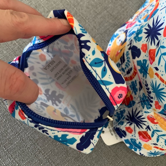 *FINAL* Floppy Tops Baby/Toddler Reversible Sun and Rain Hat with Pouch - NWT! - Picture 4 of 6